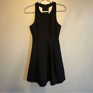 Lulu’s black stretch cutout back dress size XS